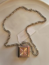 Vintage Ladies Pendant Watch With Chain