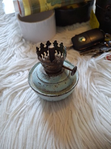 Vintage metal oil - vintage, lamp