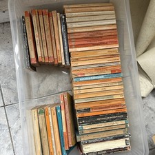 50+ vintage Penguin, Pelican and other classics Sallinger, Huxley, Hemingway etc