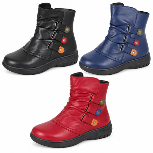 Womens leather wide - leather,