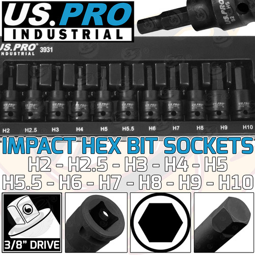 Pro impact hex bit sockets - us,