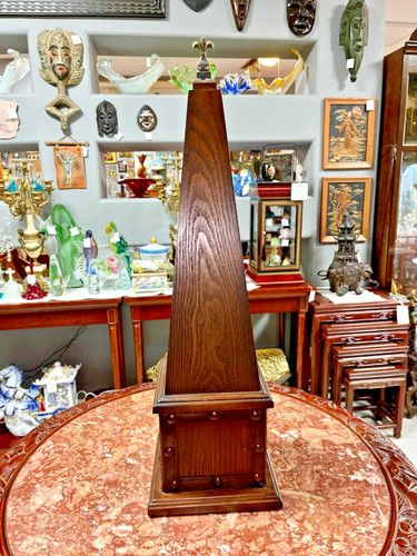 Wooden obelisk - wooden,