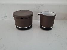 Hornsea Pottery Contract Small Cream Milk Jug Lidded Sugar Bowl Vintage
