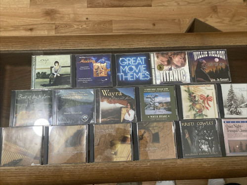 With cases various - cd’s,