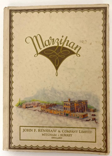 Vintage marzipan recipe - vintage,