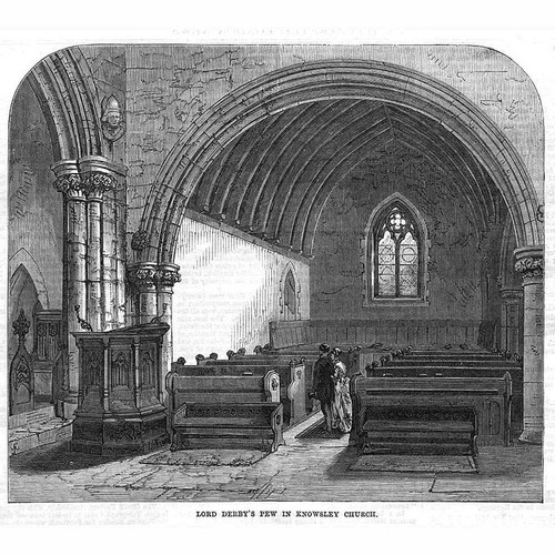 Knowsley church lord derby - church, derby's