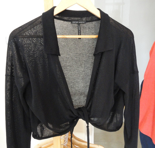 Sarah pacini black cardigan - sarah,