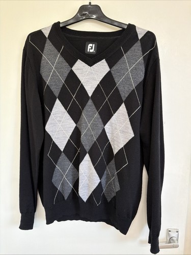 Footjoy argyle jumper size - jumper, l