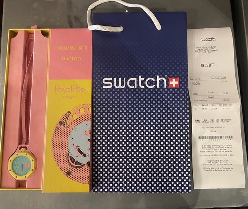 Swatch royal pop pink - pop, |