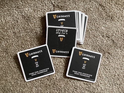 Guinness beer mat pack - guinness,