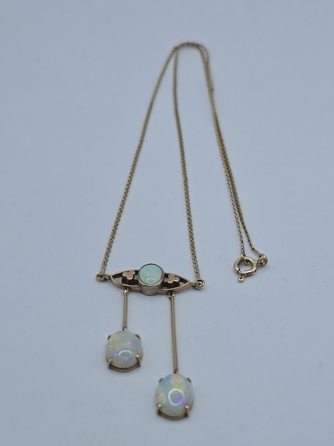 Vintage 9ct gold opal - 9ct,