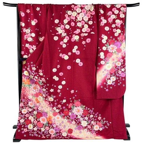 Vintage japanese furisode - vintage,