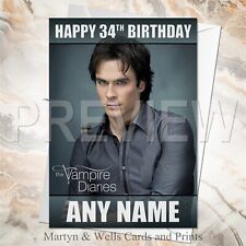 Damon Salvatore birthday card