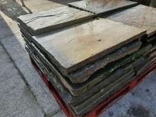 York stone slabs flags top quality smooth rivern Victorian hotel paving £75 !!!!