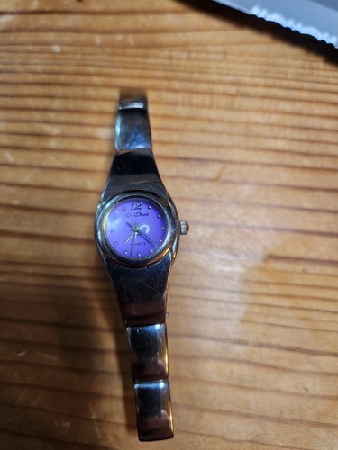 Chat silver quartz watch - le,