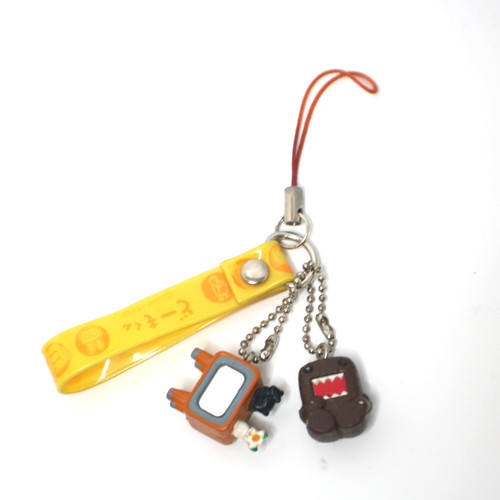 Domo kun mascot strap mirror - domo-kun,