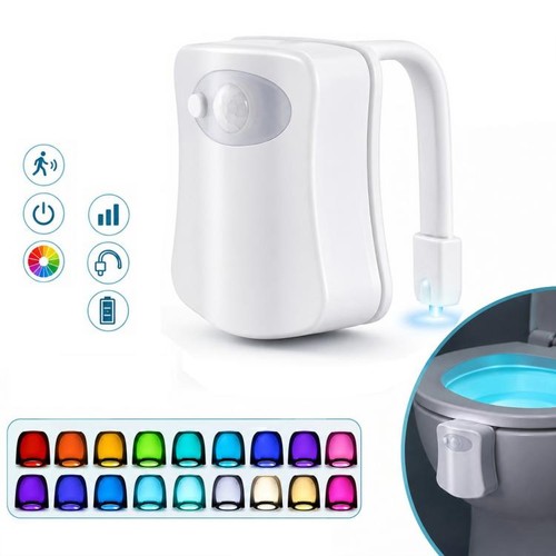 Colour motion sensor toilet - motion,