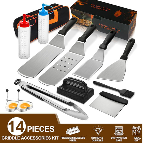 14pc stainless steel - stainless,