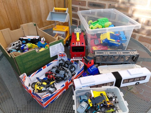 Job lot toy vehicles - of,