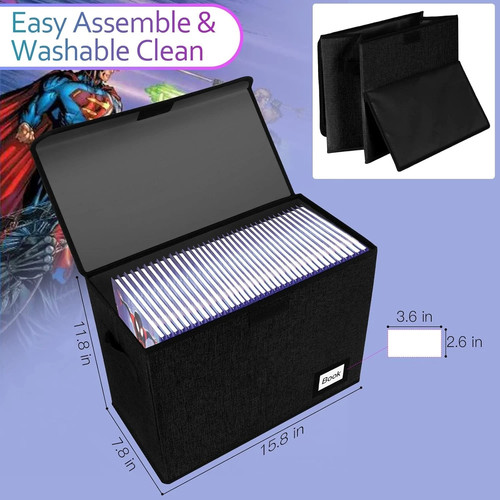 Comic book storage box x - book,