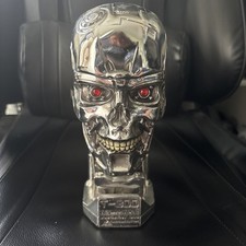 T-800 Terminator 2 Judgement Day T2 Head Bust. Metalic Finish