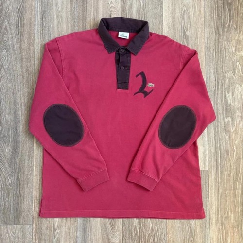 Vintage lacoste pink - lacoste, rugby