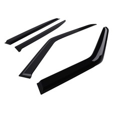 Door Vent Rain Guards for Range Rover Sport 2005-2013 Black Tinted 4PC Set