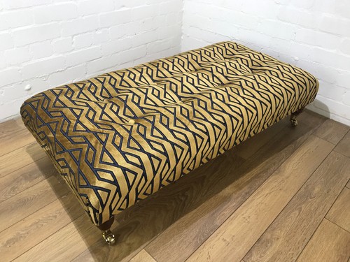 Custom footstool end of - of, bed