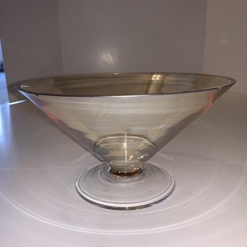 Hand blown amber glass - blown,