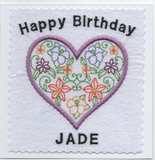 Hand Made Embroidered