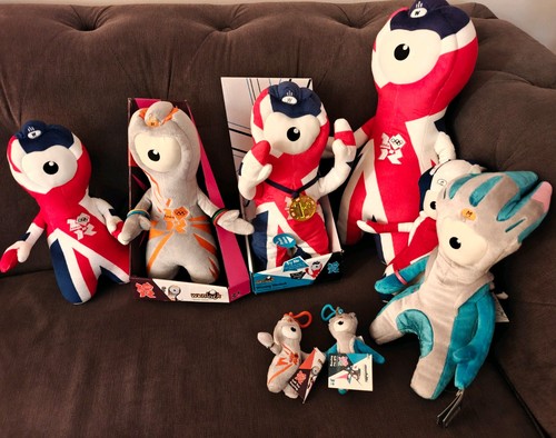 London 2012 mascot job lot - london,