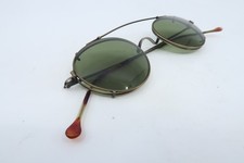 Vintage Oliver Peoples clip on sunglasses 145mm mod OP-80 AG made in Japan