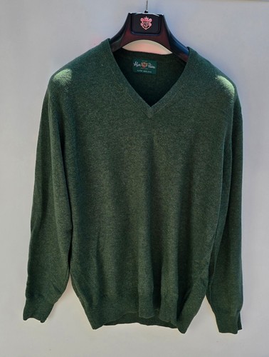 Alan paine green vee neck - paine,