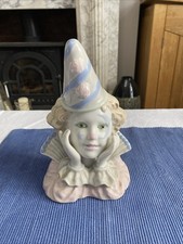 Vintage Porcelain Girl Clown, Leonardo Collection Porcelain Clown