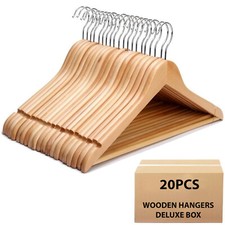 Wooden coat hangers suit - 20,