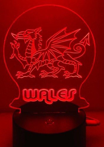 Welsh dragon with - wales, 3d