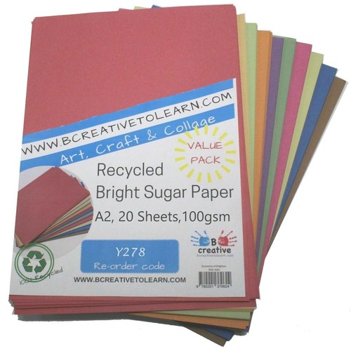 Sugar paper 100gsm recycled - sugar,