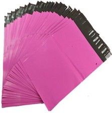 PINK Postal Mailing Bags Postage Coloured Plastic Packaging Shipping Parcel Bags