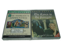 Ellis Peters Audio Books 2 Cadfael Stories Read by Derek Jacobi On Cassette