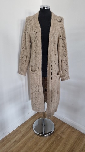 Zara long beige cardigan - long,