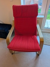 IKEA Poang light wood chair