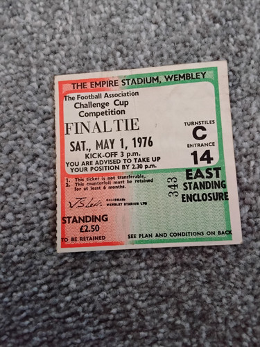 Cup final 1976 ticket - final,