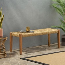 Bench, Backless, Rosewood