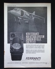 Original 1967 Advert Ferranti