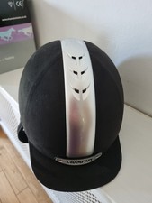 Champion Ventair Black Horse riding Hat Black / Silver 6 1/4   51cm Equestrian