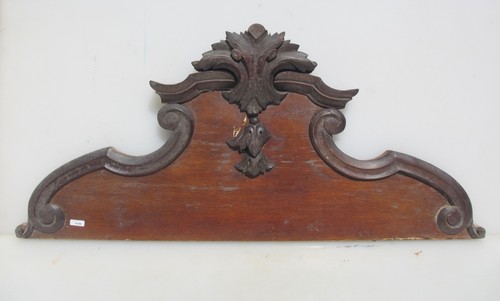 Antique carved wooden top old - wooden,