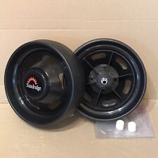 2 x Sundridge Grass Trolley Wheels - For Lawn / Golf / Fishing Barrow Project