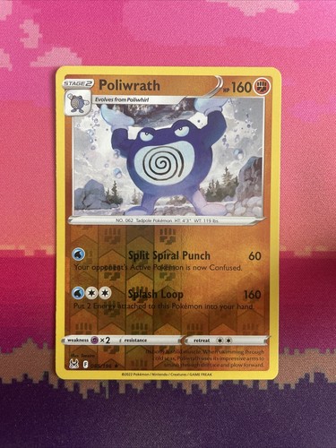 Pokemon card poliwrath lost - poliwrath,