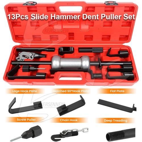 13pc dent puller set - puller, heavy