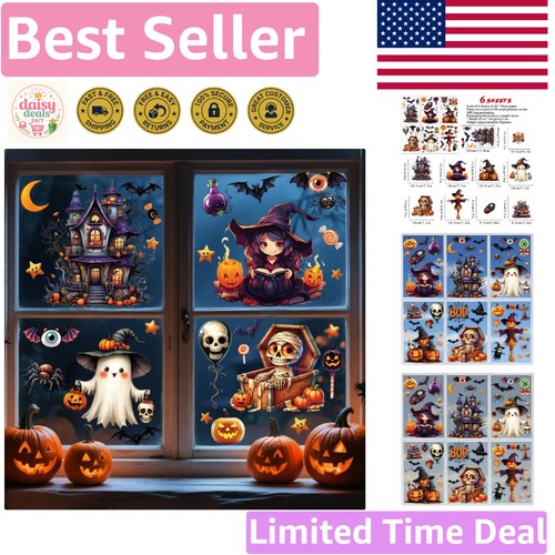 Cute halloween window - cute,